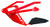 Zbroz - Zbroz Red Front Bumper Pol S/m - K40-0601-02