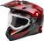 Fly Racing - Trekker Cw Conceal Helmet Elec Shld Red/black Xs - 73-31361XS