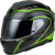 Gmax - Ff-98 Aftershock Helmet Grey/neon Green 3x - F1984769-ECE