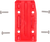 Acerbis - Chain Guide Block Insert Ktm Red - 2983190004