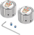 Figurati Designs - Cover Axle Front Sugar Skull Polished Ss - FD30-FAC-SS Figurati Designs - Cover Axle Front Sugar Skull Polished Ss - FD30-FAC-SS