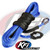 Kfi Products - Kfi 1/4" X 50' Extension Blue Cable - SYN-EXT-B50