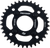 Fire Power - Rear Sprocket Steel 36t Blk - FPS-256-36- BLK