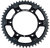 Fire Power - Rear Sprocket Hybrid 49t Blk/sil - FPH-245-49-BLK