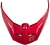 Gmax - Md-74 Visor W/screws Striker Blk/grey/red Metallic - G074152