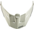 Gmax - Md-74 Visor W/screws Spectre White/red - G074161