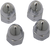 Drag Specialties - Acorn 8 Mm (4) - Chrome Ware Nuts - MBP1208