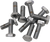 Drag Specialties - 1/4"-28 X 3/4 Chrome Hex Head - Fine-Thread Hex-Head Bolt Assortment - MPB138