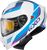 Scorpion Exo - Exo-gt930 Cold Weather Helmet Modulus Wht/blu 2x (dual Pane) - 93-1027-SD