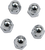 Drag Specialties - Nut - Acorn - Chrome - 1/2"-20 - Acorn Nut Sets - MPB112