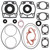 Vertex - Gasket Kit- Formula Mx/mxlt 88-89- Formula Plus - 711165B
