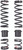 Zbroz - Zbroz Dual Rate Spring Kit 36" Aggressive S-d Gen4 S/m - 101-G4-S36-AGG Zbroz - Zbroz Dual Rate Spring Kit 36" Aggressive S-d Gen4 S/m - 101-G4-S36-AGG