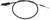Parts Unlimited - Brake Cable - Yamaha - Black Vinyl Brake Cable - 5X5-26341-00
