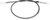 Parts Unlimited - Clutch Cable - Honda - Black Vinyl Clutch Cable - 22870-371-660