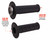 Odi - Universal Lock-on Grips Half-waffle Black/silver - H21UHWB Odi - Universal Lock-on Grips Half-waffle Black/silver - H21UHWB