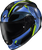 Scorpion Exo - Ryzer Full-face Helmet Switch Blue/hi-viz Xl - RYZ-1206