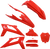 Acerbis - Plastic Kit Full Beta Red - 2936280004 Acerbis - Plastic Kit Full Beta Red - 2936280004