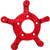 Arlen Ness - Rotor Adapter Spider 320mm For Stock Rim Red - 300-089