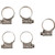 Moose Racing - Radiator Hose Clamp Kit - CK KTM-86