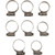 Moose Racing - Radiator Hose Clamp Kit - CK-KTM-133