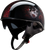 Z1r - Vagrant Helmet - Red Catrina - Black/Red - XS - Vagrant Red Catrina Helmet - 0103-1313
