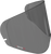 Icon - Variant Optics Shield - Pinlock Insert Lens - Dark Smoke - Precision Optics Variant Helmet Pinlock Insert Lens - 0130-0707
