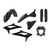 Polisport Replica Plastic Kit,full Kit Beta Black - 91317 Polisport Replica Plastic Kit,full Kit Beta Black - 91317