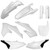 Polisport Replica Plastic Kit,full Kit Yamaha White - 91341 Polisport Replica Plastic Kit,full Kit Yamaha White - 91341