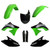 Polisport Replica Plastic Kit,full Kit Kawasaki Oem Color - 91485