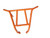 Tab Performance Polaris RZR XP1000 Tubular Rear Bumpers (Orange) - 715-3001-ORG