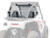 SuperATV Polaris RZR 200 Rear Windshield - RWS-P-RZR200-76 SuperATV Polaris RZR 200 Rear Windshield - RWS-P-RZR200-76