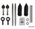 SuperATV Honda Pioneer 1000 Heavy Duty Tie Rods - TRK-H-PIO1K