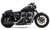 Cobra - 3" Nh Series Slip-ons Black Sportster 14-22 - 6086RB