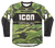 Icon - Tigers Blood Jersey - Green Camo - 2XL - Tigers Blood Jersey - 2824-0088