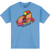 Icon - Tee Scatterbrian Lt Bl Lg -