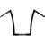 Todd's Cycle - Handlebar 17"thick Black - 0601-2714