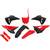 Ufo - Body Kit Crf250/450 Black/red - HOKIT127F@111 Ufo - Body Kit Crf250/450 Black/red - HOKIT127F@111