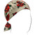 Zan Headgear - Flydanna Tattoo Roses - Z207