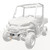 Polaris Ranger 500/570 HD 3500 lb. Winch