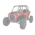 Polaris RZR Polycarbonate Half Windshield Polaris RZR Polycarbonate Half Windshield