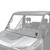 Polaris Ranger XD 1500 Lock & Ride Half Windshield - Hard Coat Poly