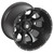 Pro Armor 14x10 (4x137) Knight Wheels Dunes - Black