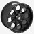 Pro Armor 15x8 (4x137) Front Knight Wheels - Black Pro Armor 15x8 (4x137) Front Knight Wheels - Black