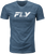 Fly Racing - Fly Worldwide Tee Blue Lg - 354-0408L