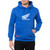 Honda Apparel - Hoody Honda Wing Blue/white Lg - LEM25S-M55-L
