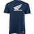 Honda Apparel - Tee Honda Wing Navy/white Lg - LEM25S-M54-L