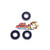 All Balls - Wheel Bearing Kit Rear - 25-1377