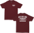 Dbk - Till The End Tee Burgundy 2x - AT-TILTHEEND-BURG-2X