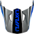 Fly Racing - Kinetic Crest Helmet Visor Grey/black/blue Md/lg - 73-8676VM