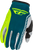 Fly Racing - Lite Gloves Grey/lime/teal 2x - 379-7132X